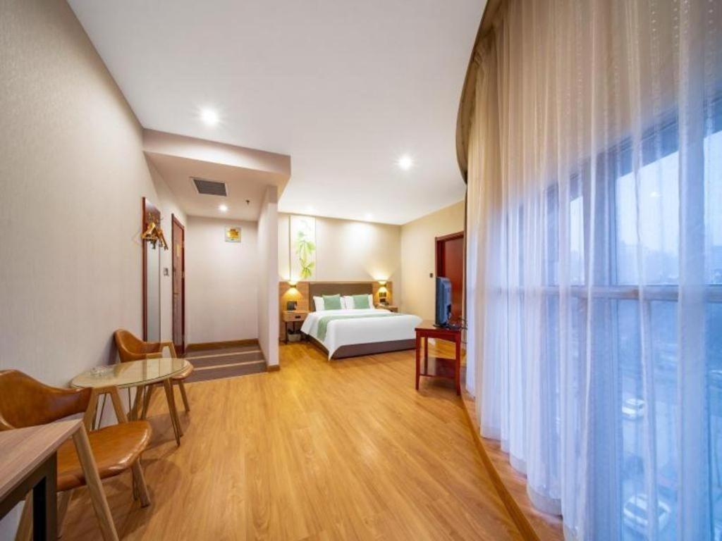 Greentree Inn Jining Yanzhou Jiuzhou Fangyuan Business Hotel Exterior foto