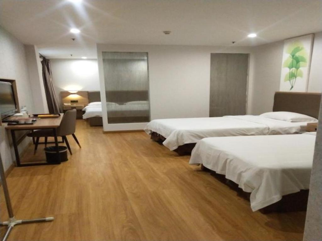 Greentree Inn Jining Yanzhou Jiuzhou Fangyuan Business Hotel Exterior foto