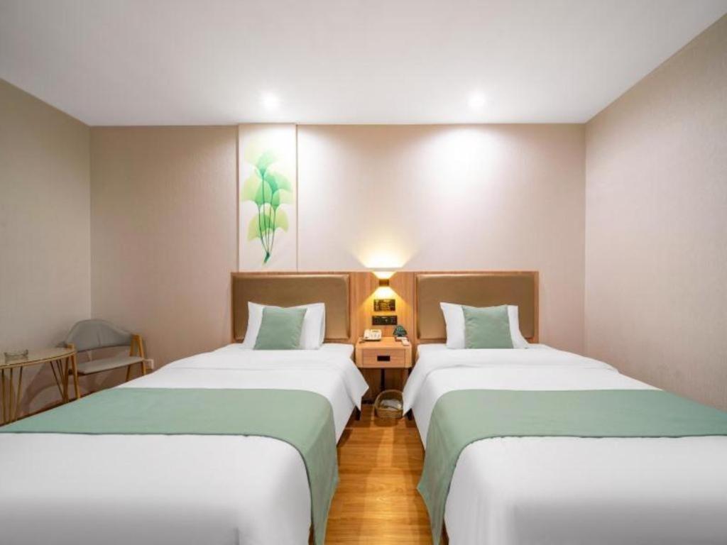 Greentree Inn Jining Yanzhou Jiuzhou Fangyuan Business Hotel Exterior foto
