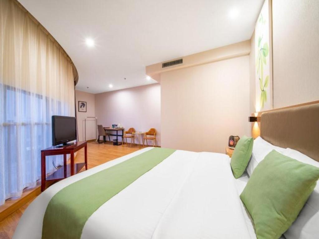 Greentree Inn Jining Yanzhou Jiuzhou Fangyuan Business Hotel Exterior foto