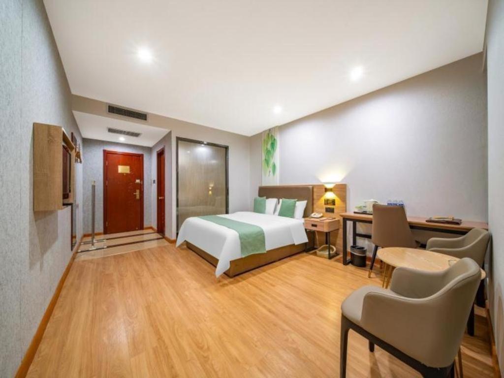 Greentree Inn Jining Yanzhou Jiuzhou Fangyuan Business Hotel Exterior foto