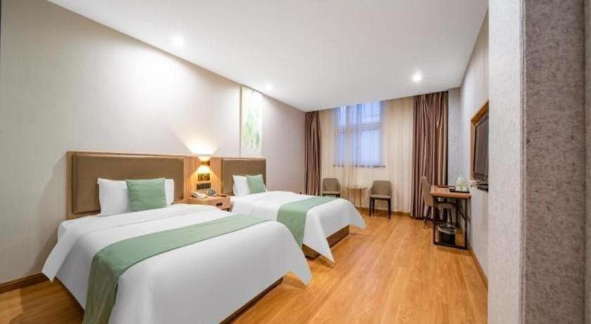 Greentree Inn Jining Yanzhou Jiuzhou Fangyuan Business Hotel Exterior foto