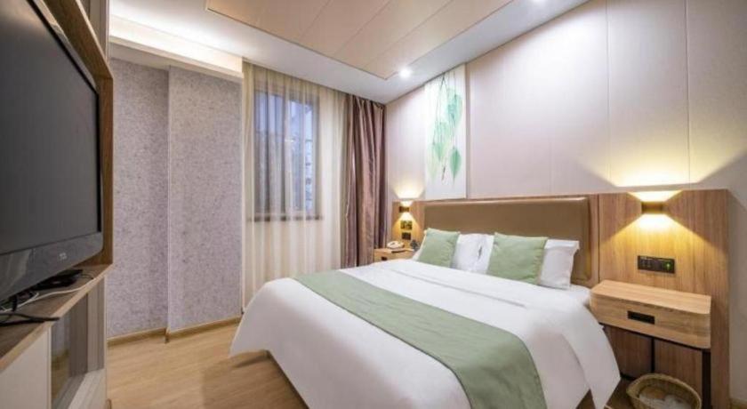 Greentree Inn Jining Yanzhou Jiuzhou Fangyuan Business Hotel Exterior foto