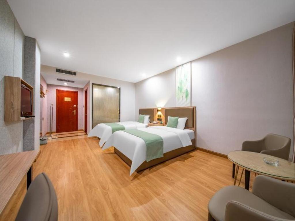Greentree Inn Jining Yanzhou Jiuzhou Fangyuan Business Hotel Exterior foto
