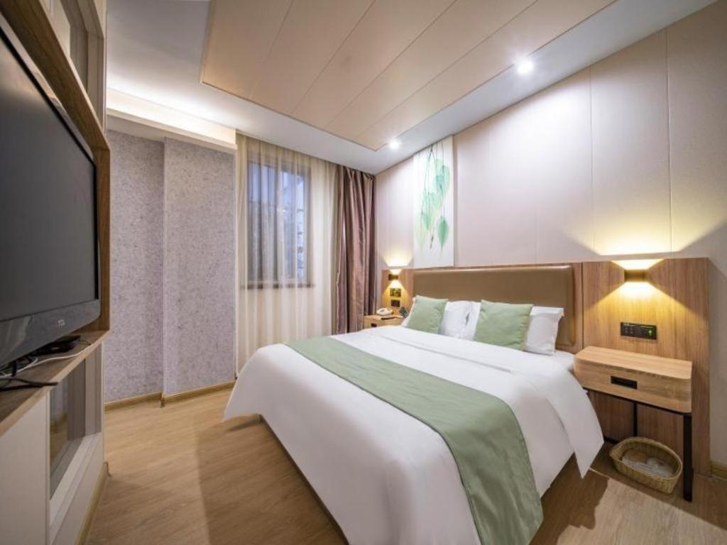 Greentree Inn Jining Yanzhou Jiuzhou Fangyuan Business Hotel Exterior foto