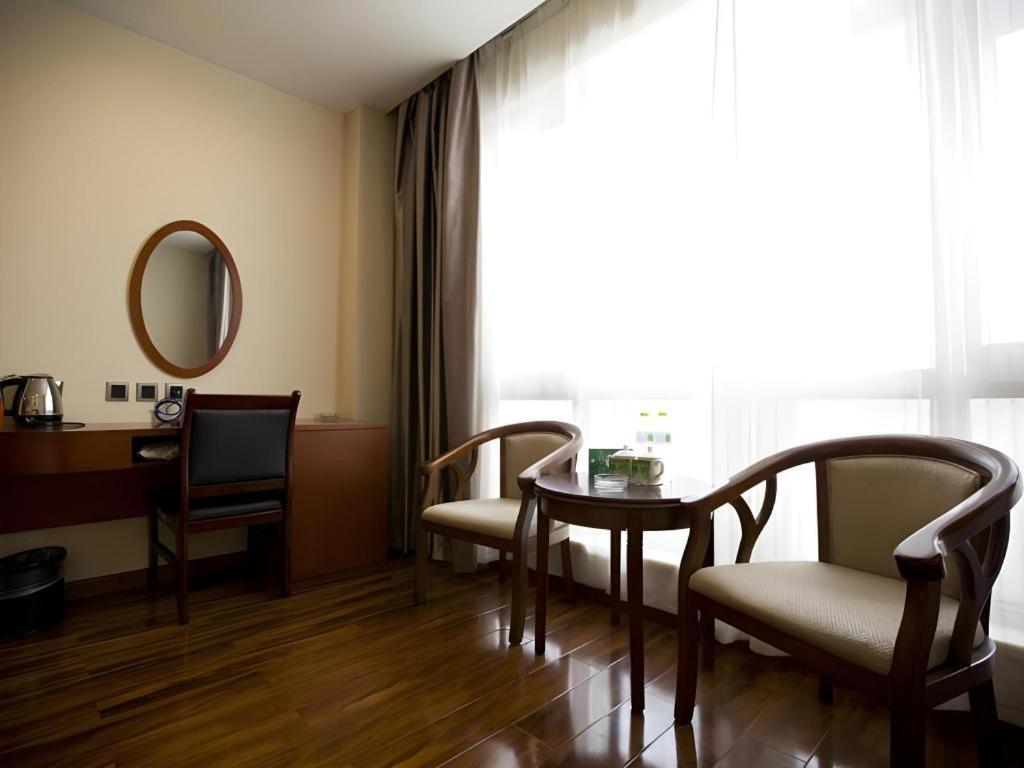 Greentree Inn Jining Yanzhou Jiuzhou Fangyuan Business Hotel Exterior foto